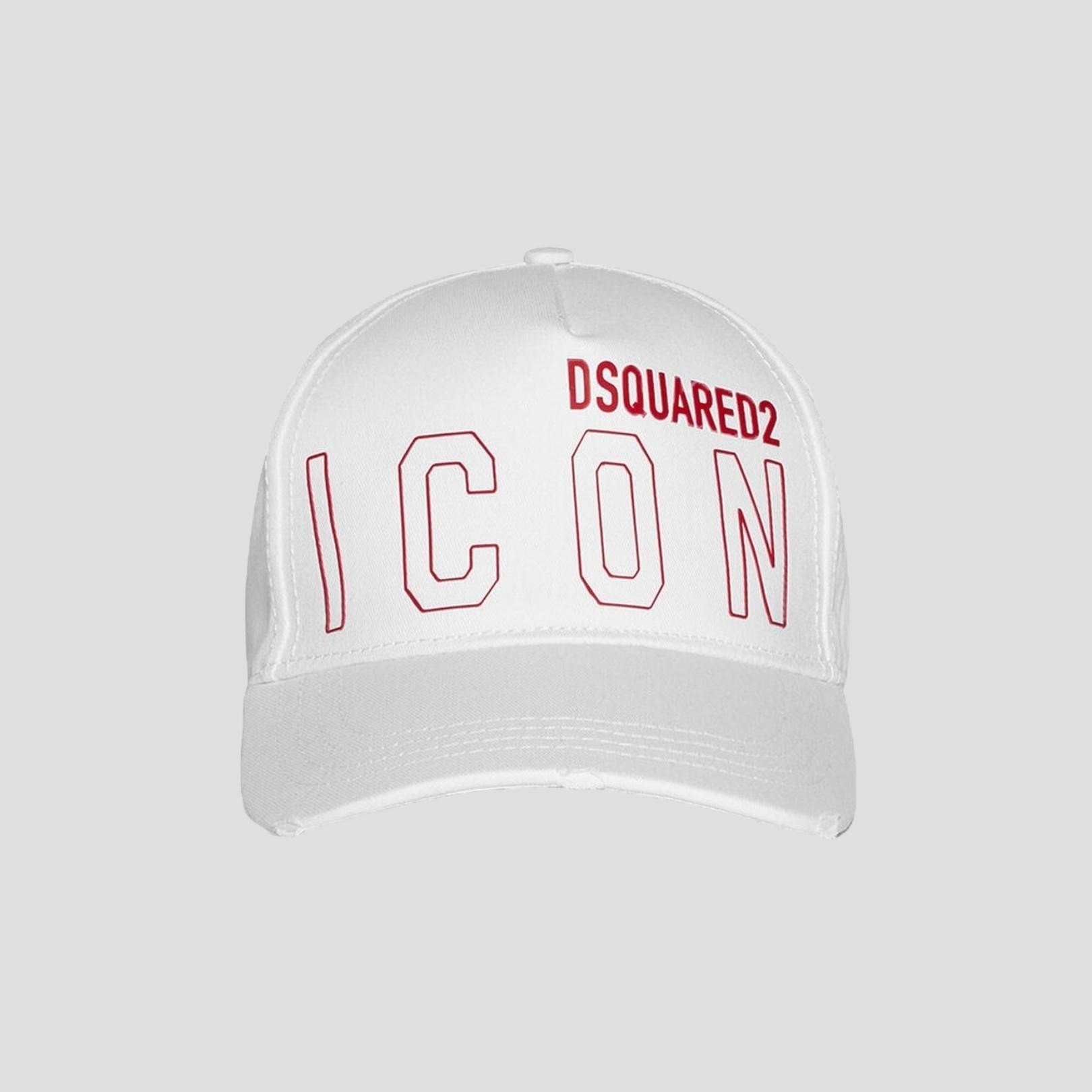 Mũ Dsquared2 White With Logo Red ICON Printed - 3.000.000 đ.jpeg